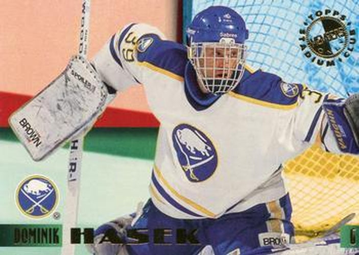 #12 Dominik Hasek - Buffalo Sabres - 1995-96 Stadium Club Members Only 50 Hockey