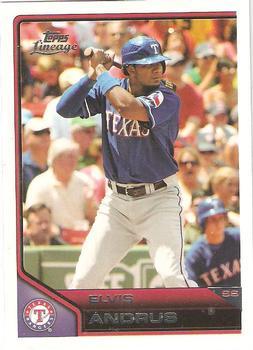 #12 Elvis Andrus - Texas Rangers - 2011 Topps Lineage Baseball