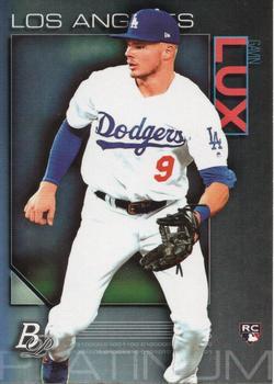 #12 Gavin Lux - Los Angeles Dodgers - 2020 Bowman Platinum Baseball