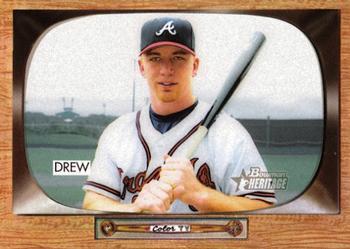 #12 J.D. Drew - Atlanta Braves - 2004 Bowman Heritage Baseball