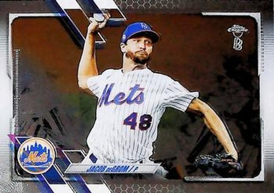 #12 Jacob deGrom - New York Mets - 2021 Topps Chrome Ben Baller Edition Baseball