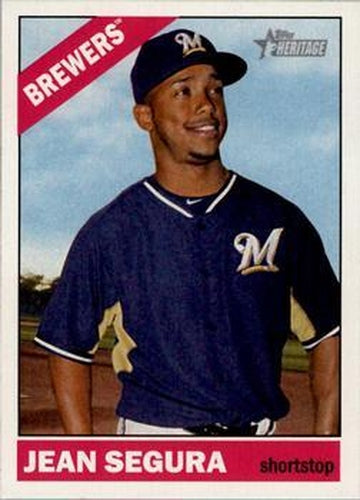 #12 Jean Segura - Milwaukee Brewers - 2015 Topps Heritage Baseball