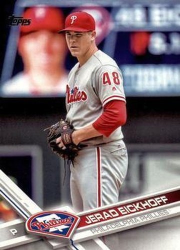 #12 Jerad Eickhoff - Philadelphia Phillies - 2017 Topps Baseball