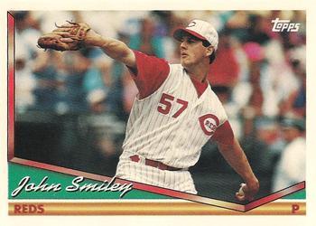 #12 John Smiley - Cincinnati Reds - 1994 Topps Baseball