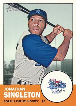 #12 Jonathan Singleton - Corpus Christi Hooks - 2012 Topps Heritage Minor League Baseball