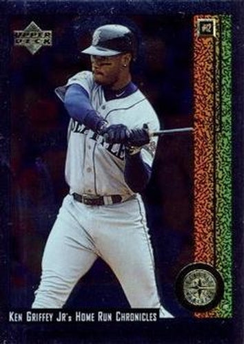 #12 Ken Griffey Jr. - Seattle Mariners - 1998 Upper Deck - Ken Griffey Jr.'s Home Run Chronicles Baseball
