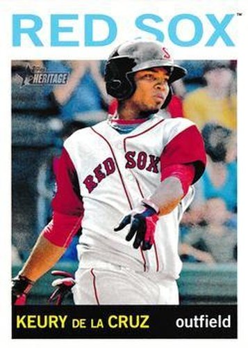 #12 Keury de la Cruz - Salem Red Sox - 2013 Topps Heritage Minor League Baseball