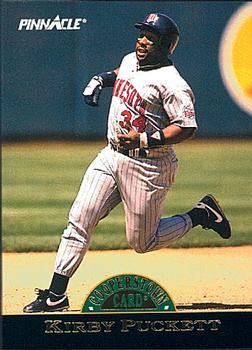 #12 Kirby Puckett - Minnesota Twins - 1993 Pinnacle Cooperstown Baseball