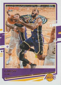 #12 LeBron James - Los Angeles Lakers - 2020-21 Donruss Basketball