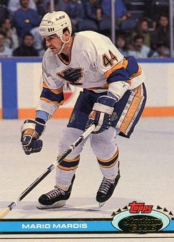 #12 Mario Marois - St. Louis Blues - 1991-92 Stadium Club Hockey