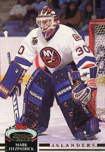#12 Mark Fitzpatrick - New York Islanders - 1992-93 Stadium Club Hockey