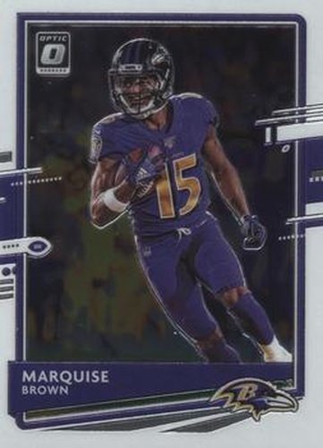 #12 Marquise Brown - Baltimore Ravens - 2020 Donruss Optic Football