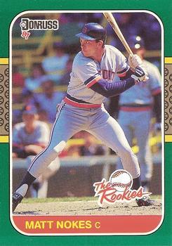 #12 - Matt Nokes - Detroit Tigers - 1987 Donruss The Rookies Baseball