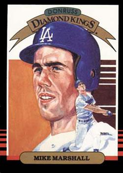 #12 Mike Marshall - Los Angeles Dodgers - 1985 Donruss Baseball
