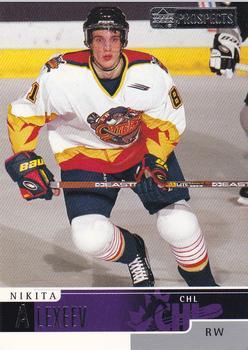#12 Nikita Alexeev - Erie Otters - 1999-00 Upper Deck Prospects Hockey