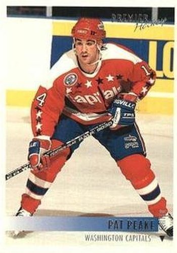 #12 Pat Peake - Washington Capitals - 1994-95 Topps Premier Hockey