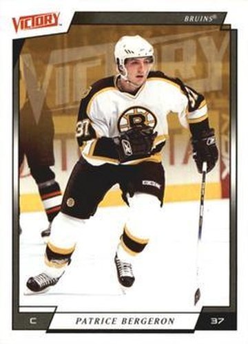 #12 Patrice Bergeron - Boston Bruins - 2006-07 Upper Deck Victory Hockey