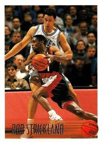 #12 Rod Strickland - Portland Trail Blazers - 1996-97 Topps Basketball