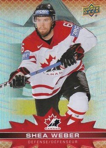 #12 Shea Weber - Canada - 2021-22 Upper Deck Tim Hortons Team Canada Hockey
