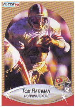 #12 Tom Rathman - San Francisco 49ers - 1990 Fleer Football