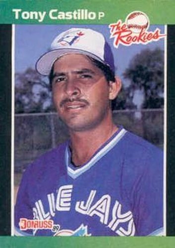 #12 Tony Castillo - Toronto Blue Jays - 1989 Donruss The Rookies Baseball