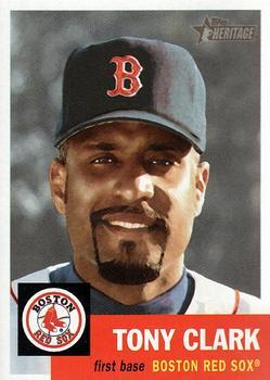 #12 Tony Clark - Boston Red Sox - 2002 Topps Heritage Baseball