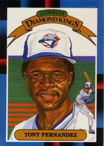 #12 Tony Fernandez - Toronto Blue Jays - 1988 Leaf Baseball