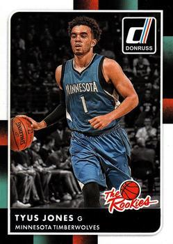 #12 Tyus Jones - Minnesota Timberwolves - 2015-16 Donruss - The Rookies Basketball