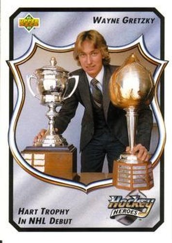 #12 Wayne Gretzky - Edmonton Oilers - 1992-93 Upper Deck - Hockey Heroes: Wayne Gretzky Hockey