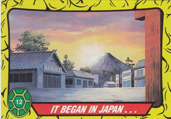 #12 It Began in Japan ... - 1989 O-Pee-Chee Teenage Mutant Ninja Turtles