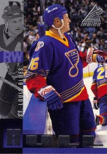 #12 Brett Hull - St. Louis Blues - 1997-98 Pinnacle Inside Hockey