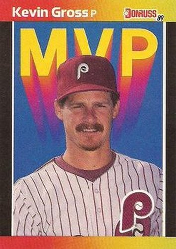 #BC-12 Kevin Gross - Philadelphia Phillies - 1989 Donruss Baseball - Bonus MVP's