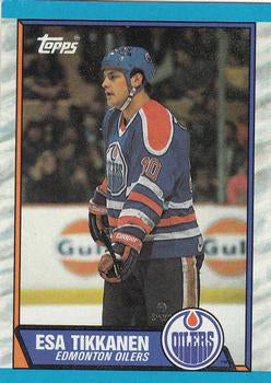 #12 Esa Tikkanen - Edmonton Oilers - 1989-90 Topps Hockey