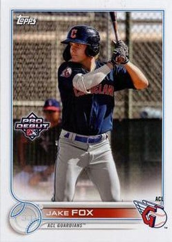 #PD-12 Jake Fox - ACL Guardians - 2022 Topps Pro Debut Baseball