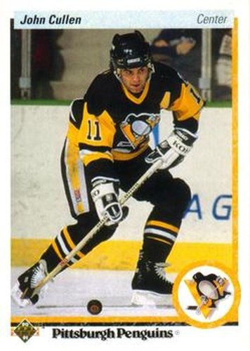 #12 John Cullen - Pittsburgh Penguins - 1990-91 Upper Deck Hockey