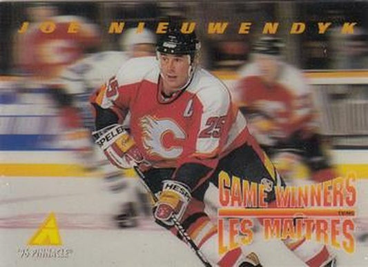 #McD-12 Joe Nieuwendyk - Calgary Flames - 1995-96 Pinnacle McDonald's Game Winners Hockey