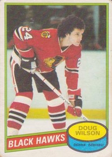 #12 Doug Wilson - Chicago Blackhawks - 1980-81 O-Pee-Chee Hockey