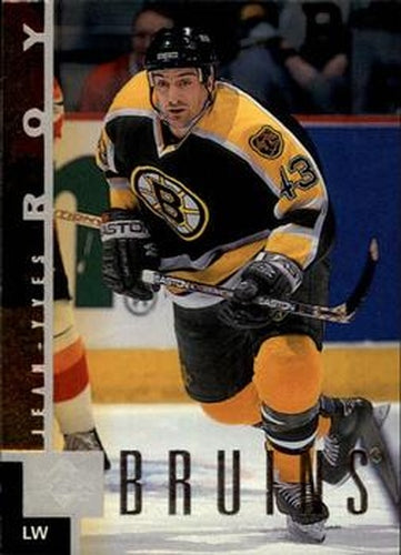 #12 Jean-Yves Roy - Boston Bruins - 1997-98 Upper Deck Hockey