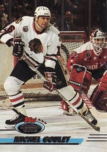 #12 Michel Goulet - Chicago Blackhawks - 1993-94 Stadium Club Hockey