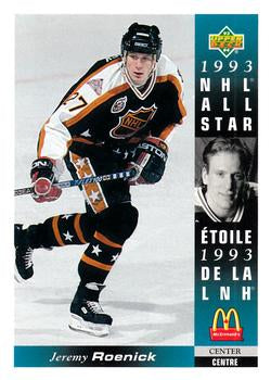 #McD-12 Jeremy Roenick - Chicago Blackhawks - 1993-94 Upper Deck McDonald's Hockey