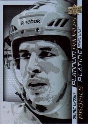 #SS-12 Sidney Crosby - Pittsburgh Penguins - 2015-16 Upper Deck Tim Hortons Hockey - Platinum Profiles
