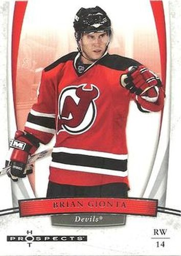 #12 Brian Gionta - New Jersey Devils - 2007-08 Fleer Hot Prospects Hockey
