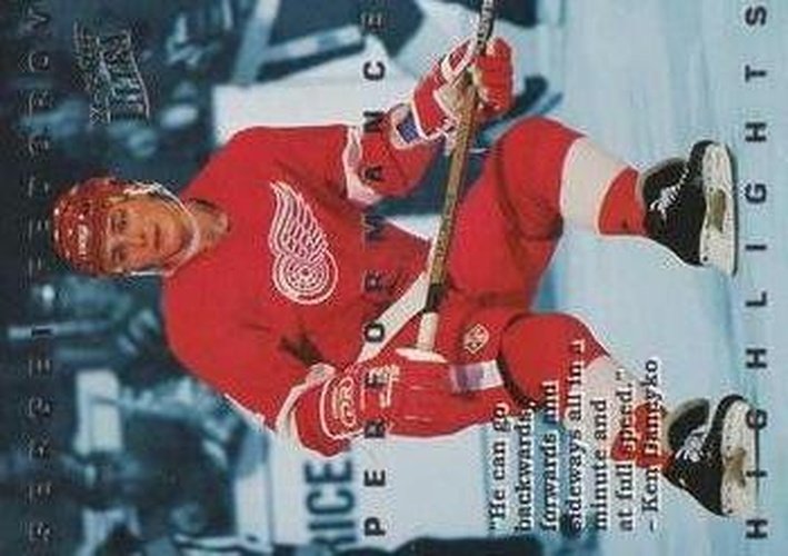 #12 Sergei Fedorov - Detroit Red Wings - 1994-95 Ultra Hockey - Sergei Fedorov Highlights