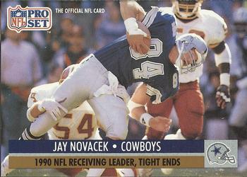 #12 Jay Novacek - Dallas Cowboys - 1991 Pro Set Football