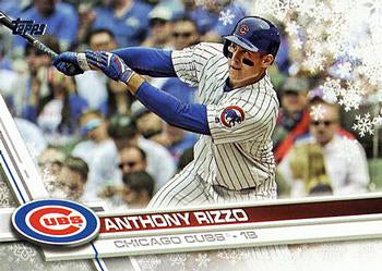 #HMW12 Anthony Rizzo - Chicago Cubs - 2017 Topps Holiday Baseball