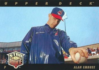 #12 Alan Embree - Cleveland Indians - 1993 Upper Deck Baseball