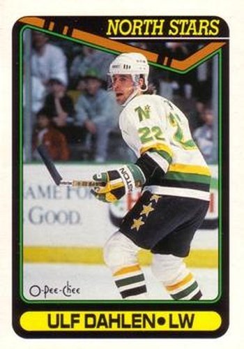 #12 Ulf Dahlen - Minnesota North Stars - 1990-91 O-Pee-Chee Hockey