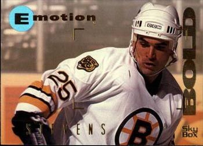 #12 Kevin Stevens - Boston Bruins - 1995-96 SkyBox E-Motion Hockey