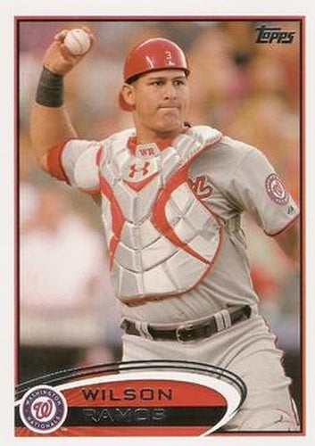 #12 Wilson Ramos - Washington Nationals - 2012 Topps Baseball