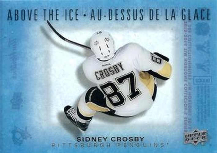 #AI-SC Sidney Crosby - Pittsburgh Penguins - 2015-16 Upper Deck Tim Hortons Hockey - Above The Ice
